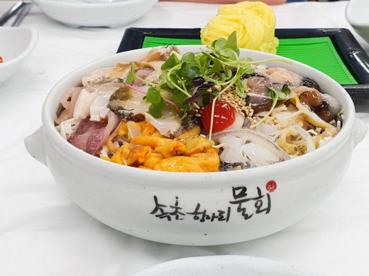  속초 맛집 / 2번째 방문한 속초해변 앞 물회 맛집 [속초항아리물회]