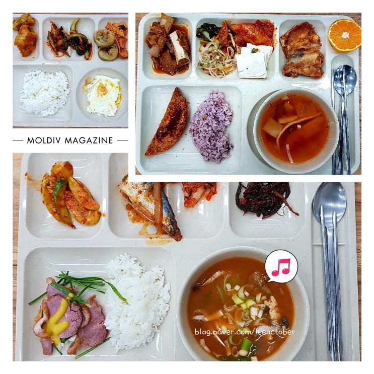  11월 첫째주 점심식단 공개합니다