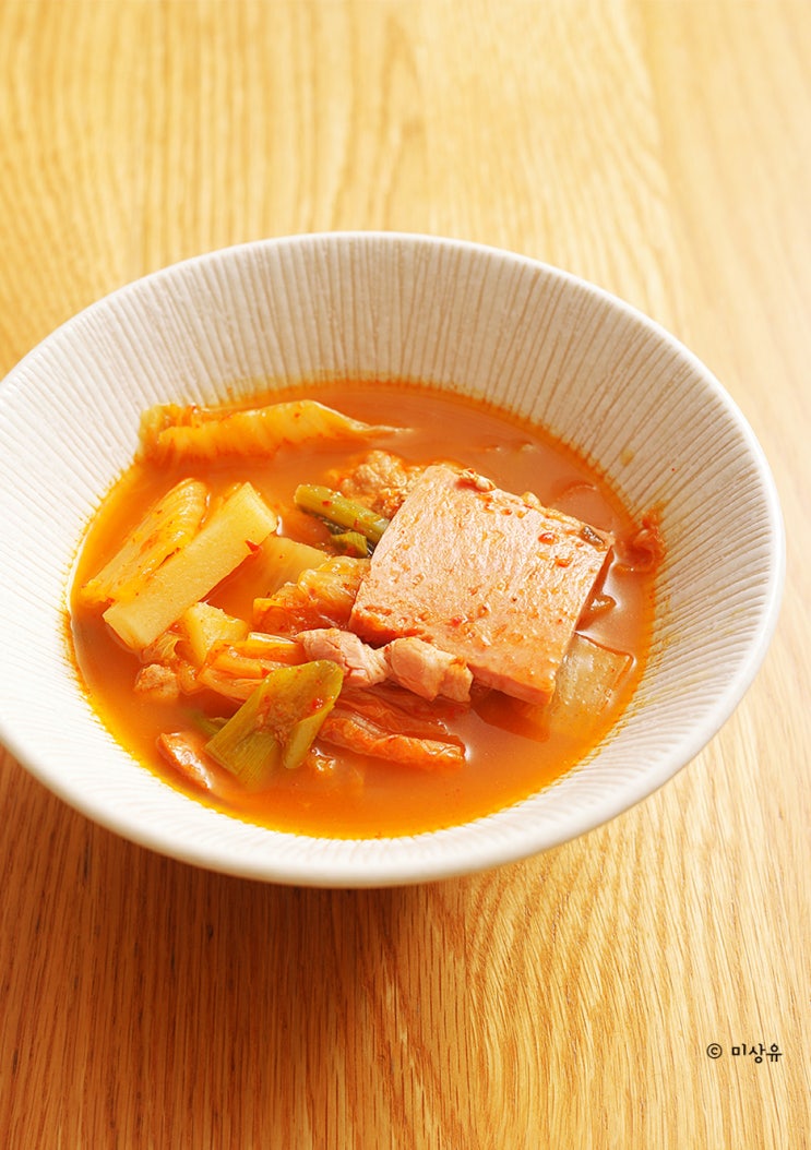 부대찌개 아닌 햄 김치국 끓이는법