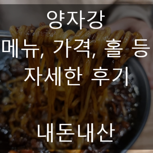  청양 현지인 맛집 중국집 추천 양자강