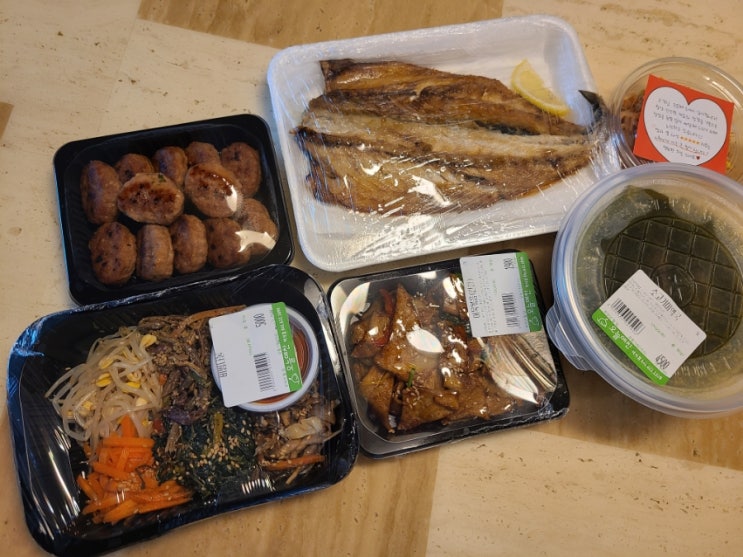  천안 백석동 반찬가게 오늘애찬 배달 후기