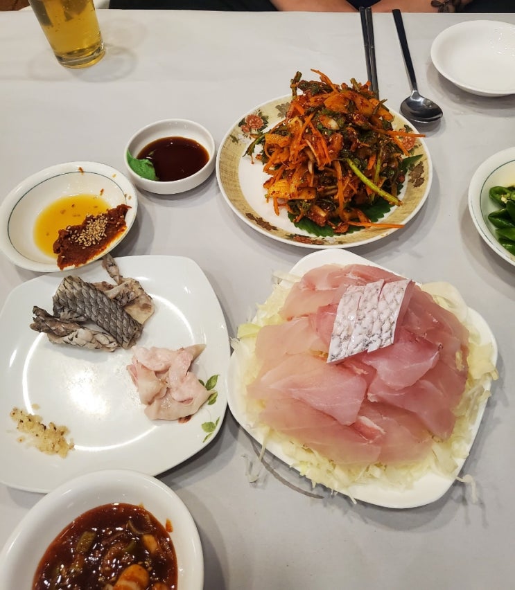  목포 민어회 전문점 영란홧집