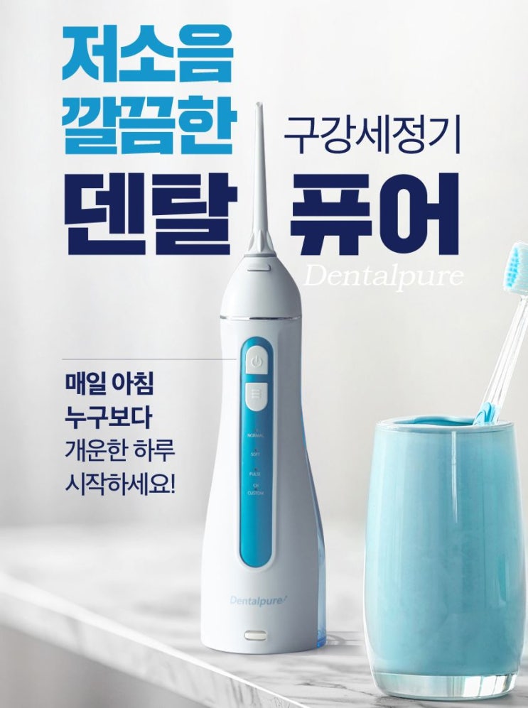  휴대용 구강세정기추천 덴탈퓨어 구강세정기 사용후기