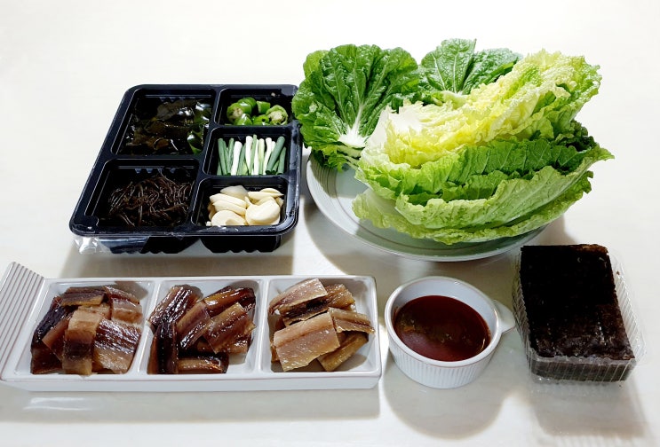  구룡포 과메기 꽁치, 청어, 쌈 채소까지