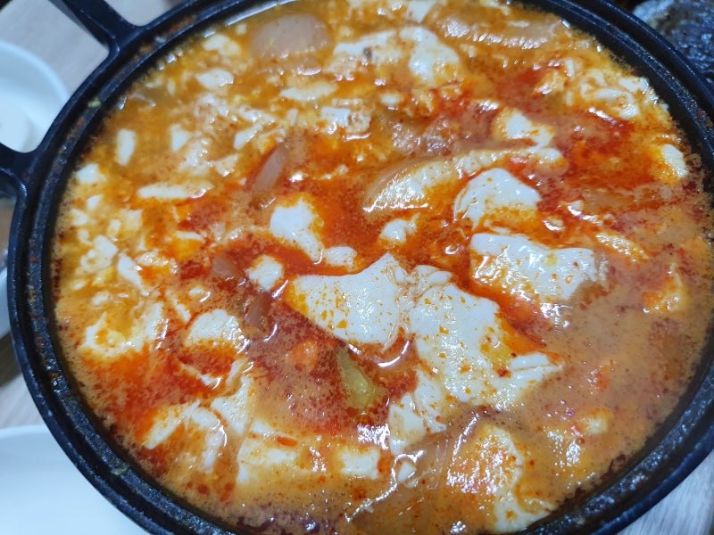 [다담 차돌순두부찌개]간편하고 맛있다!