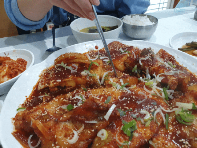  원주 밥집 중에서 정말 맛있었고 가격도 착했던 곳, 동해생선찜