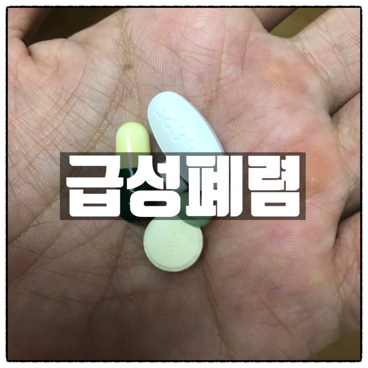 내 인생 첫 '급성폐렴' 내 인생 첫 '급성폐렴'