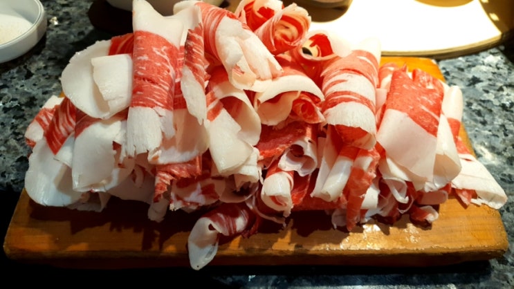  부천시청역 전장군숯불갈비 부천맛집 차돌박이구이