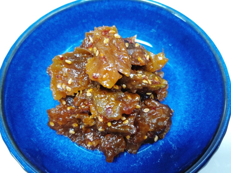  매실장아찌무침, 매실무침, 매실청 거르기 건더기 활용