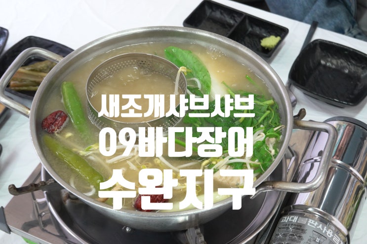  수완지구 09바다장어 새조개 샤브샤브