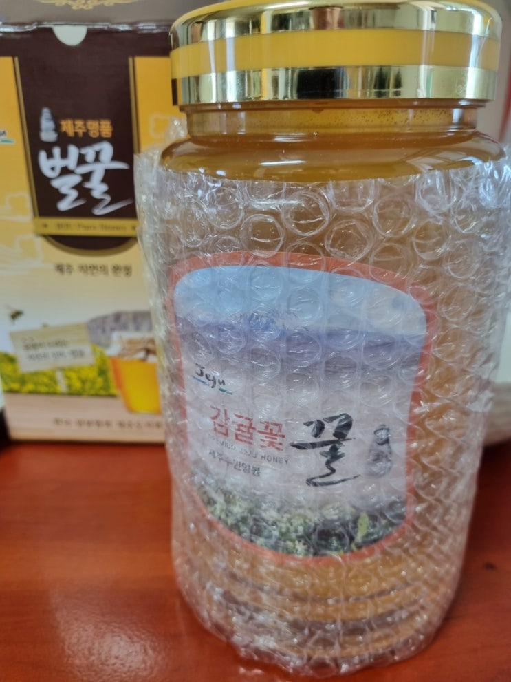 제주 명품 벌꿀 감귤꽃 꿀 선물