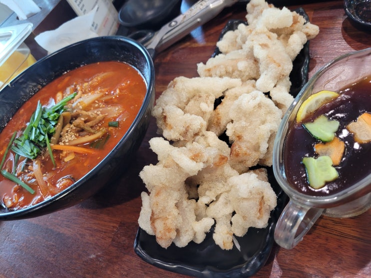  창원 대방동 엄지반점 중국집 맛집 짬뽕맛집 뽕두부 일단 먹어 보세요!! 엄지척!! 정말 추천 합니다.ㅎ