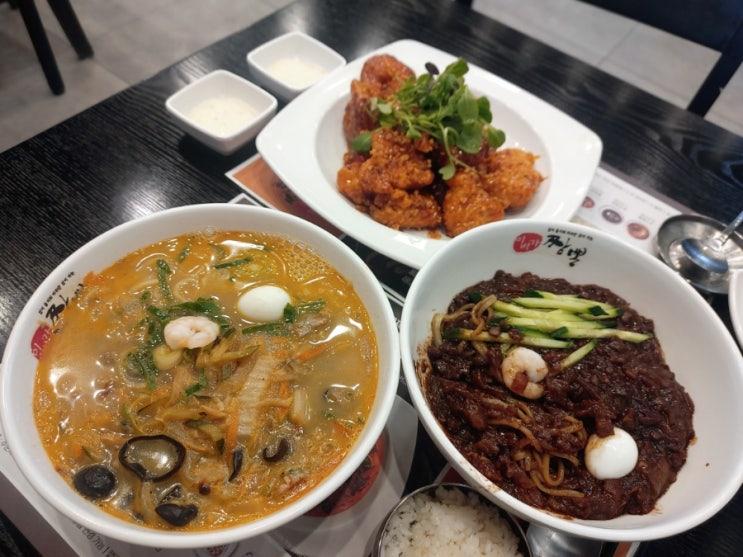  로봇이 서빙해주는 짬뽕집! 겨울엔 무조건 짬뽕! (in.이비가짬뽕 관저점)
