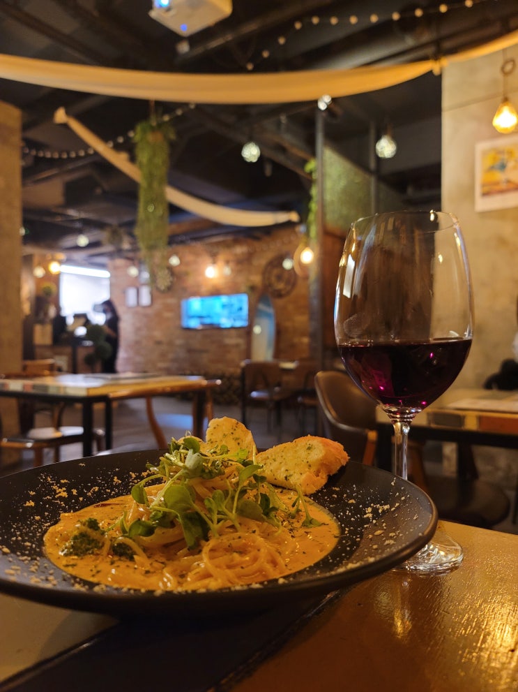  왕십리 파스타 역 근처 분위기 좋은 데이트코스 가성비 맛집 폽스
