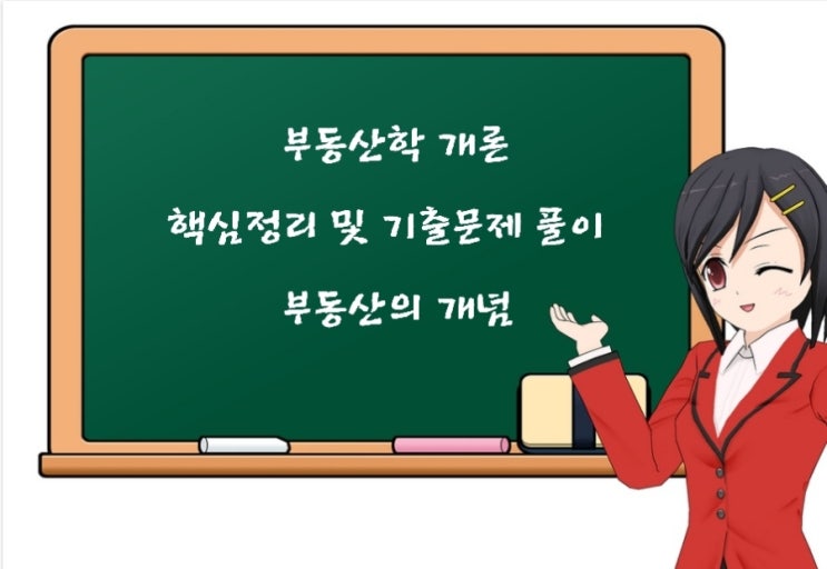  부동산학개론 핵심정리와  기출  문제풀이  1편 - 부동산의 개념