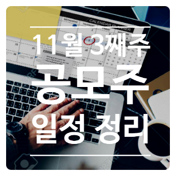  [11월 3주차 공모주 일정] 트윔, 바이옵트로, 마인즈랩, 알비더블유 중 어디에 청약할까?