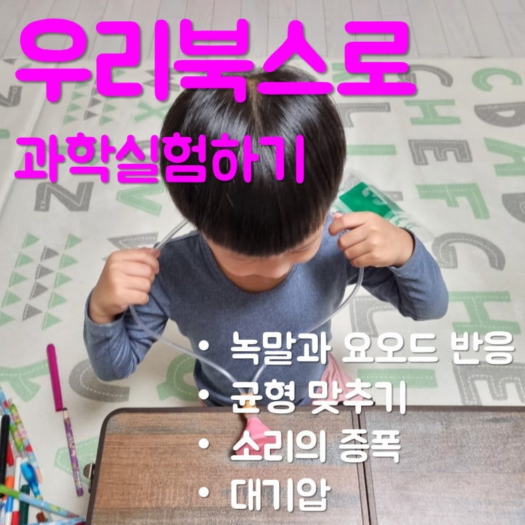  6살 과학 실험 우리 북스 키트로 집에서 실험해요
