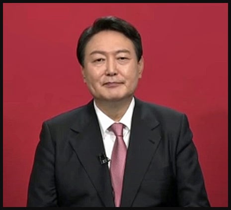 차기 대선후보 지지율 여론조사 결과, 윤석열과 이재명 정당 지지율