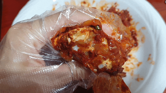  손질꽃게 매콤하게무치기 냉동절단꽃게 가락몰 하늘씨푸드