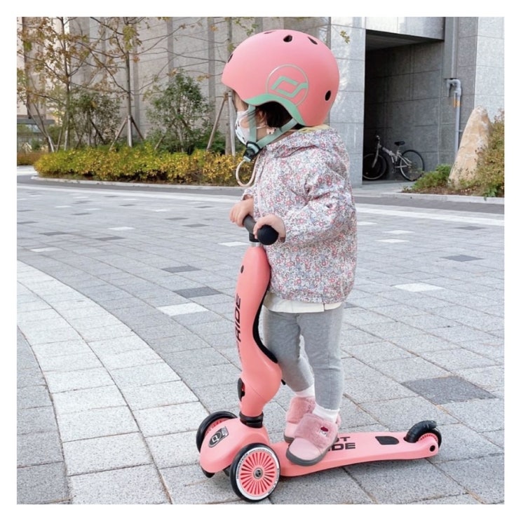  스쿳앤라이드 킥보드 하이웨이 킥1 헬멧, 21개월 아기
