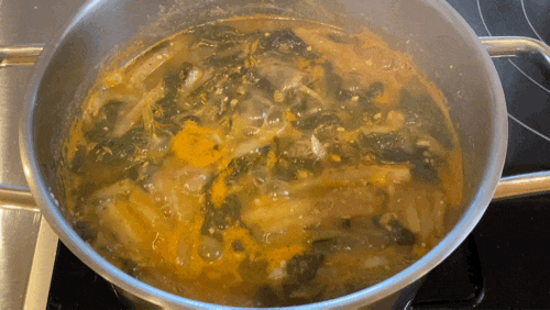 슬기로운 산촌생활 정경호 시래기 된장국 (+고기없이 간단한 국요리) : 네이버 블로그