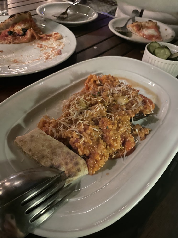  군산 야경뷰 은파호수공원 파스타 화덕피자 맛집 파라디소 페르두또 : 반려견 동반 가능!