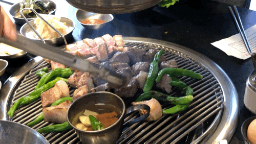 대전시청맛집, 회식장소로 딱좋은 근고기 맛집 오백돈