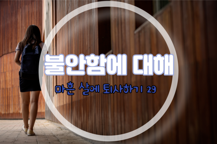  불안감에 대해_마흔 살에 퇴사하기 29편