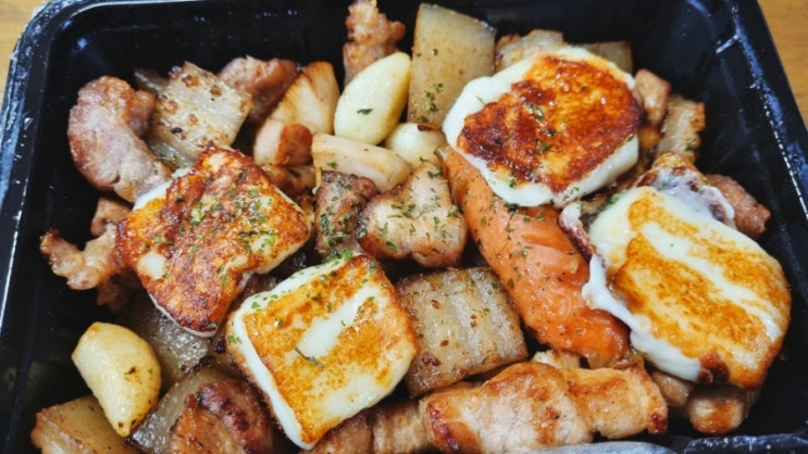  처인구 배달삼겹 맛집 : 프리미엄 쫄면삼겹 고돼지 대만족 후기