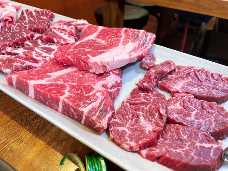  계산동 맛집) 소한마리 다 먹겠다!! 1kg에 59,000원 매일 가고 싶다.. 진배기고깃간