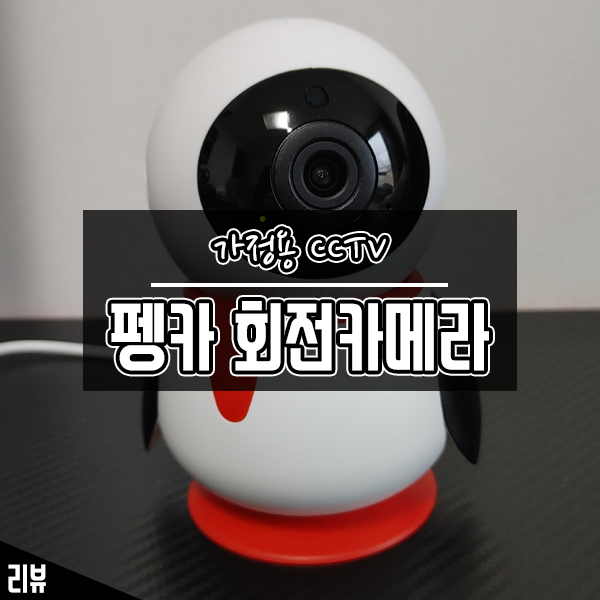 스마트폰으로 확인하는 가정용CCTV 펭카 회전 카메라 사용 후기