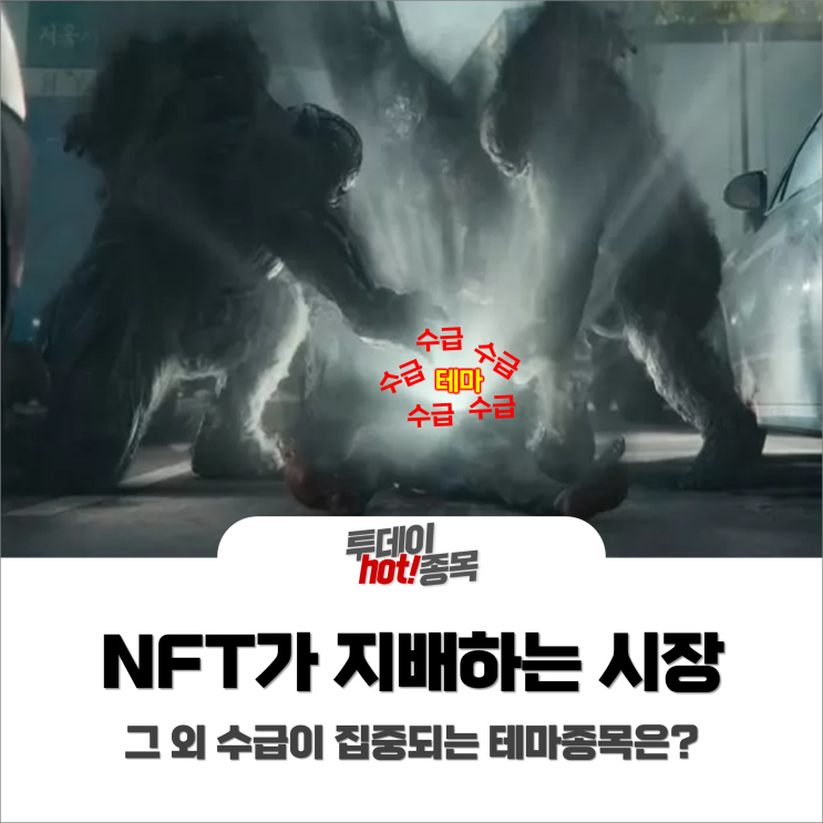  [오전장 특징주] NFT가 지배하는 시장, 그 외 수급 집중 테마종목은?