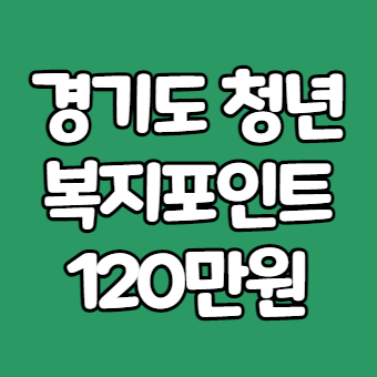  청년복지포인트 (feat.경기청년몰)