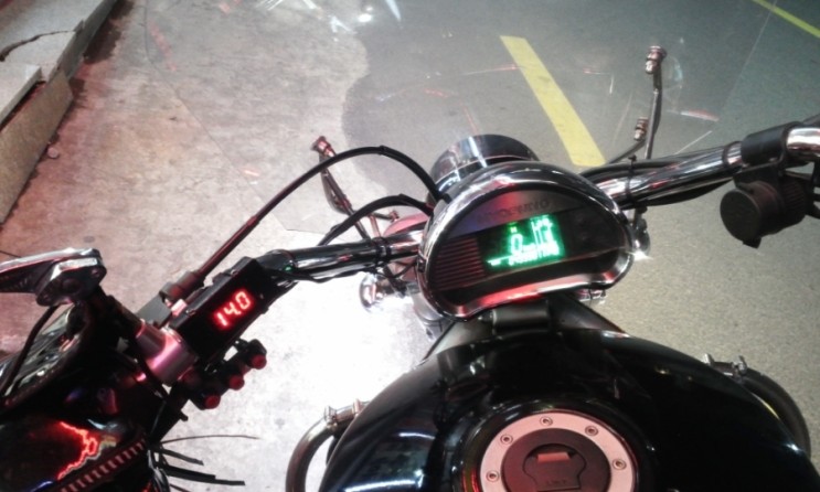 KR모터스 미라쥬650 안개등 설치와 서울에서 자동차 전용도로 달린 썰