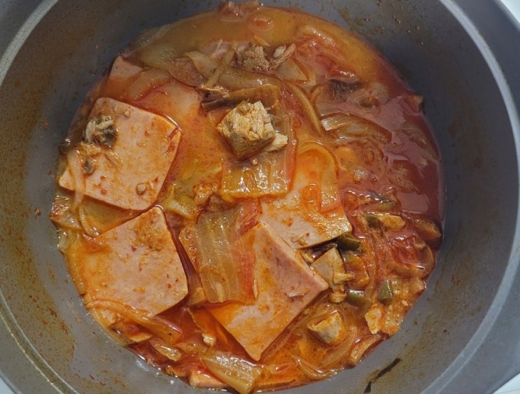  [스팸/참치캔요리] 김치찌개 만드는법 With 계란말이