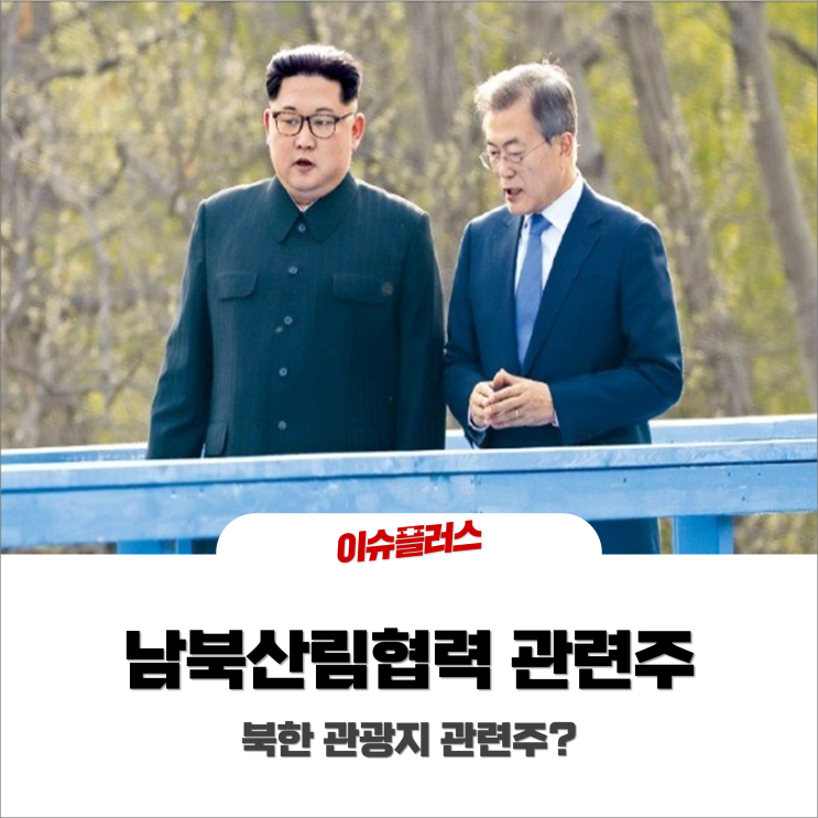  북한 관광지 관련주, 남북산림협력 관련주?