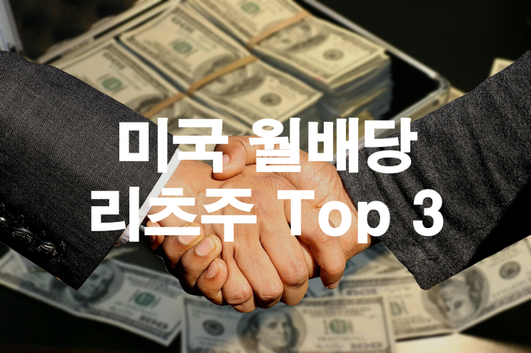  미국 월배당 리츠주 TOP 3 추천(리얼티인컴, 스태그 인더스트리얼, LTC 프로퍼티스 )