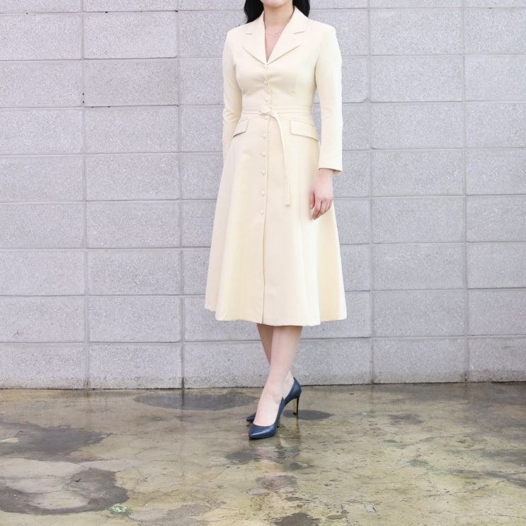  특별한 날엔, 벨트 플레어 원피스