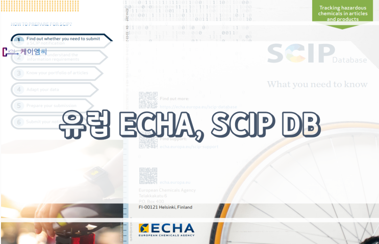 유럽 ECHA, SCIP 데이터베이스 게시