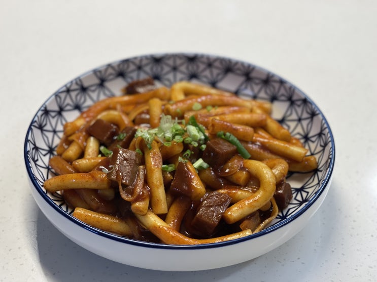  미정당 스팸 누들 떡볶이 후기 리뷰