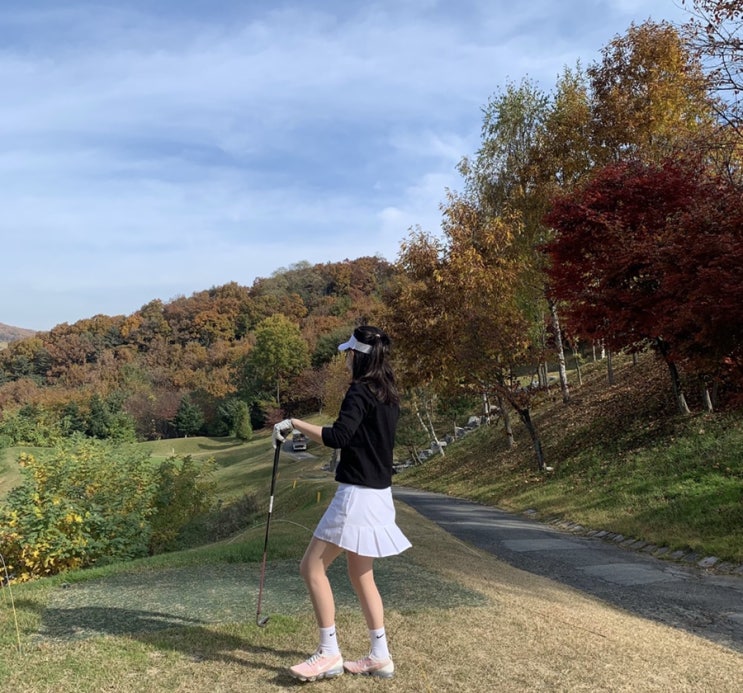  일상 I 대부도, 클로브 골프웨어, 남서울cc, 에어포스, 나이키 골프치마
