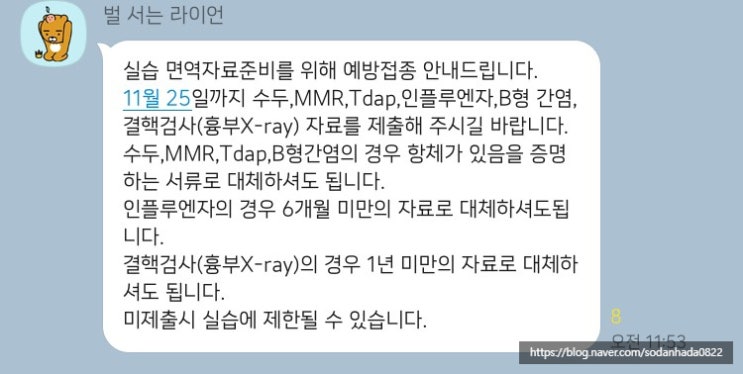  [간호학과] 실습 면역 자료 준비 과정 (feat.2학년)