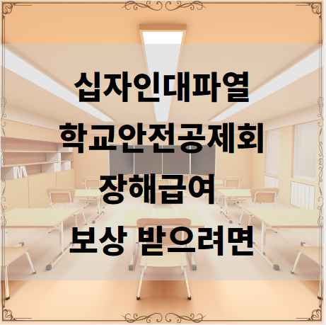  십자인대파열 진단시 학교안전공제회 장해급여 보상 받으려면
