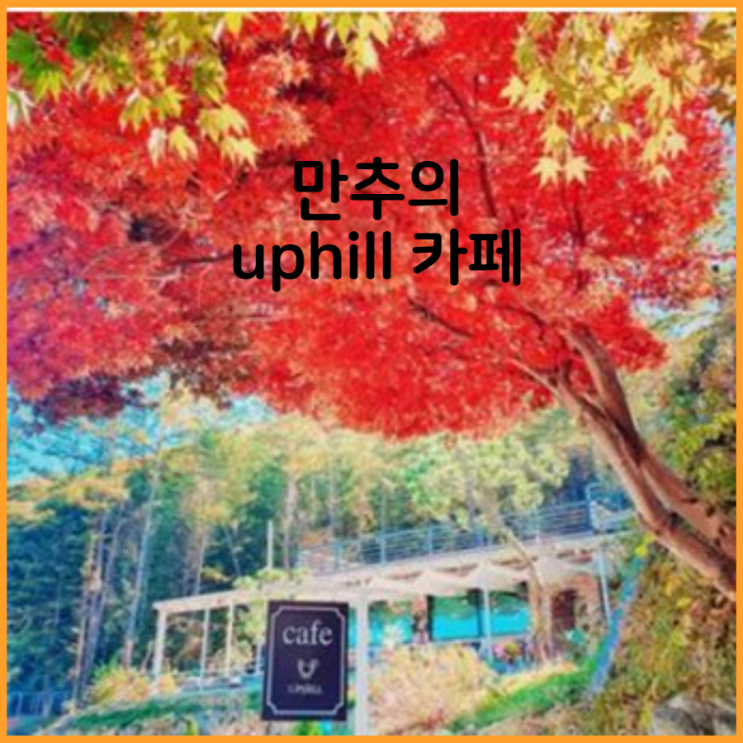  입동을 맞아 환상의 드라이브 코스 카페 UPHill 다녀왔어요~