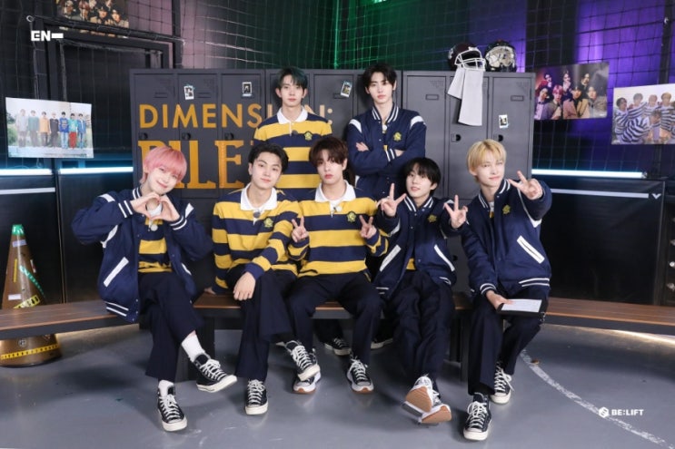  ENHYPEN COMEBACK : DILEMMA LIVE @ Locker Room Photo Sketch c