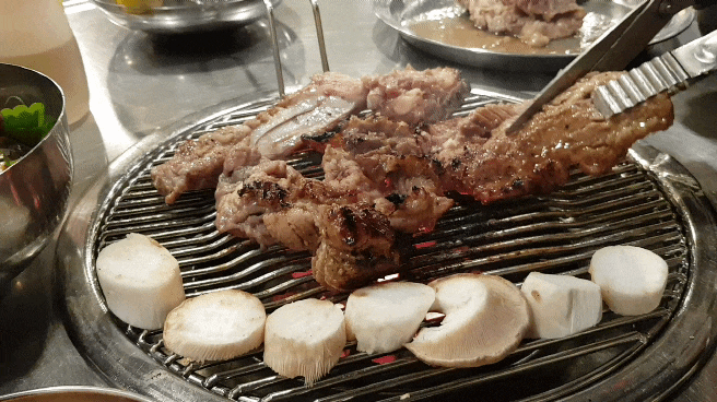  일산대화) 돼지갈비가 예술인 '너비아니' - 연탄갈비 찐맛집