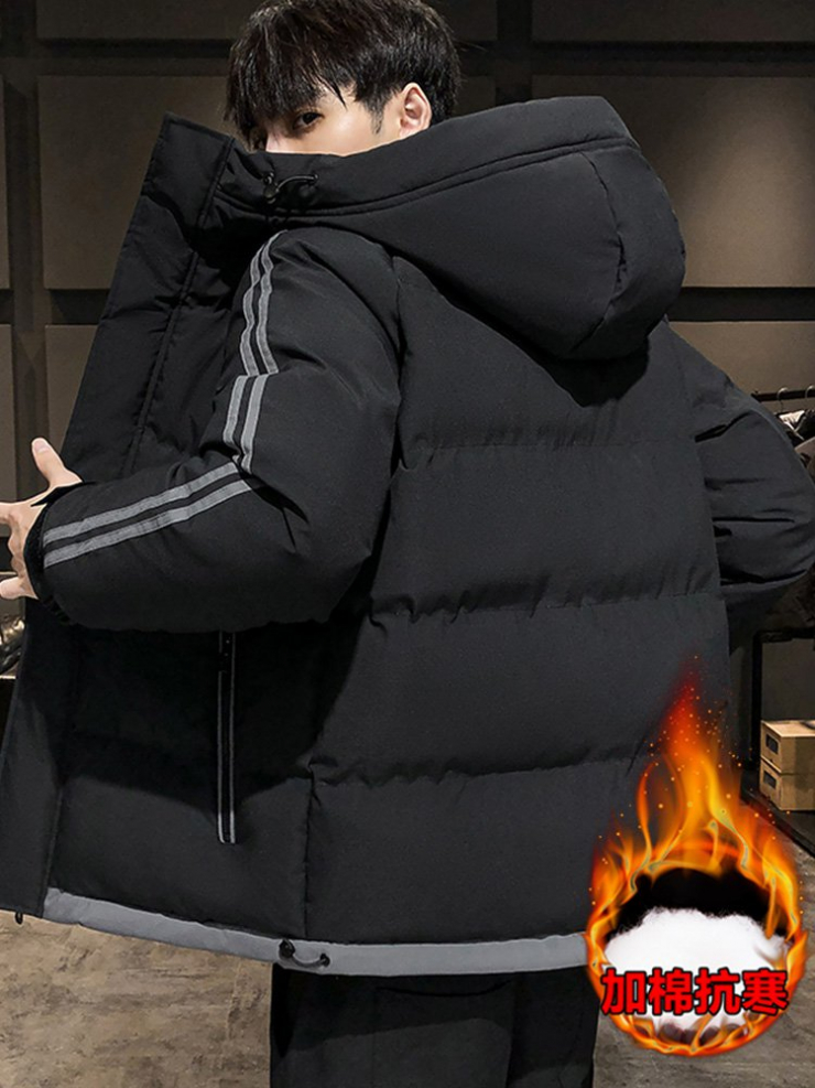  남성용 패딩 재킷 겨울 옷 패딩 재킷 고등학생 두꺼운 다운 패딩 재킷 지방 플러스 지방 플러스 사이즈 겨울