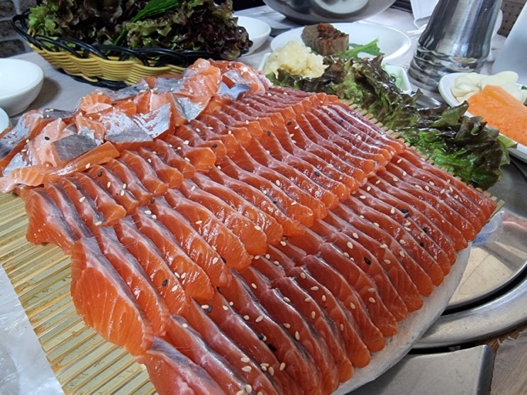  상주 맛집] 송어회 맛집 강변회송어장