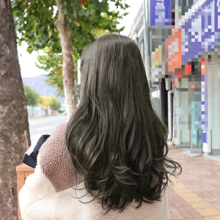  월성동미용실 반하다헤어살롱 손상없이 카키브라운 염색잘하는곳