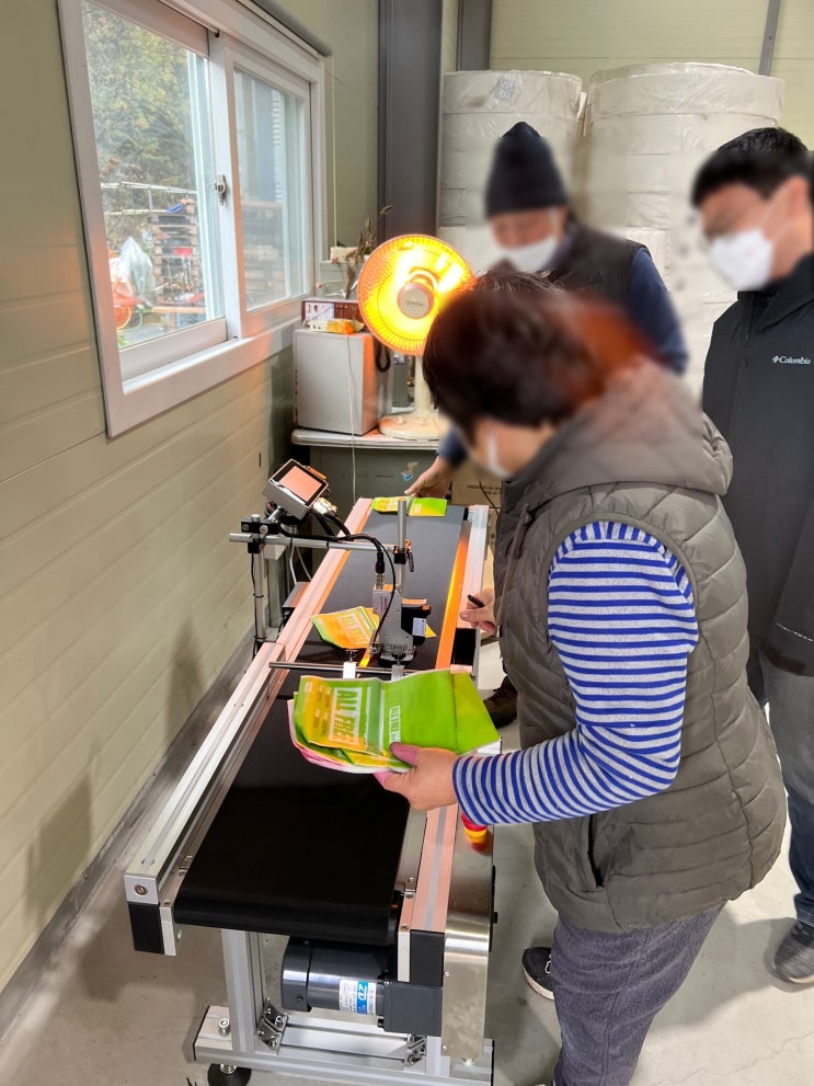  일손을 덜어드리는 고퀄리티 잉크젯마킹기로 휴대용 휴지마킹